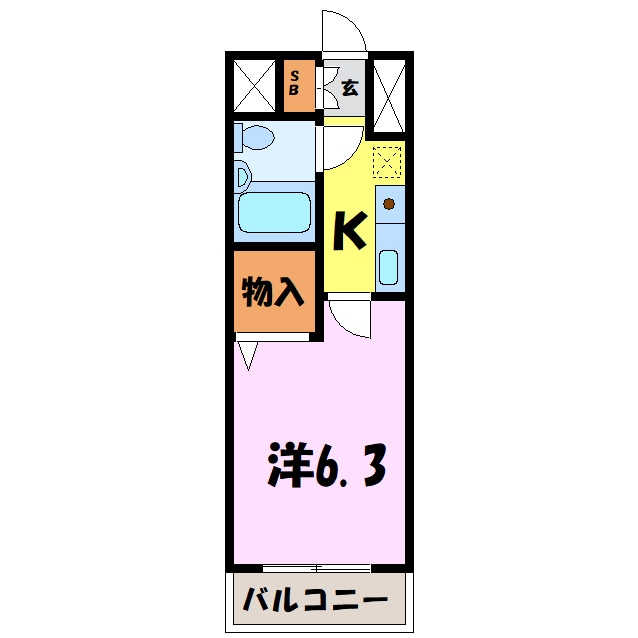 ポートステージ熊谷（熊谷市佐谷田）の物件間取画像