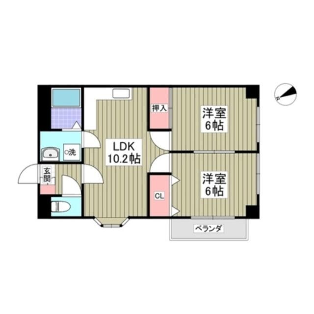 チップインハイツ（熊谷市万平町）の物件間取画像