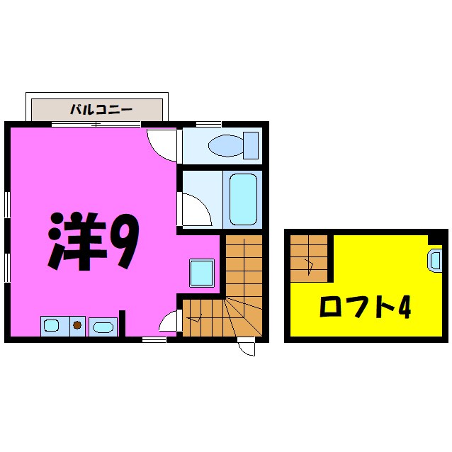 ヴィラ　ペティット（行田市忍）の物件間取画像