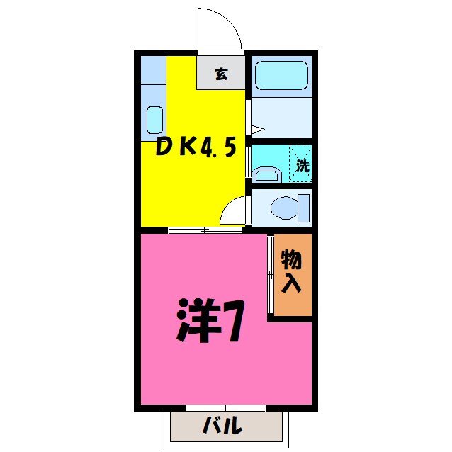 物件間取画像