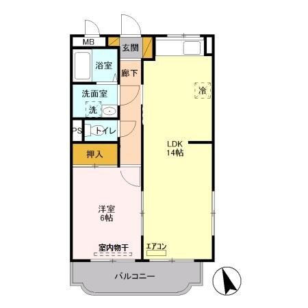 フェリス上柴（深谷市上柴町西）の物件間取画像