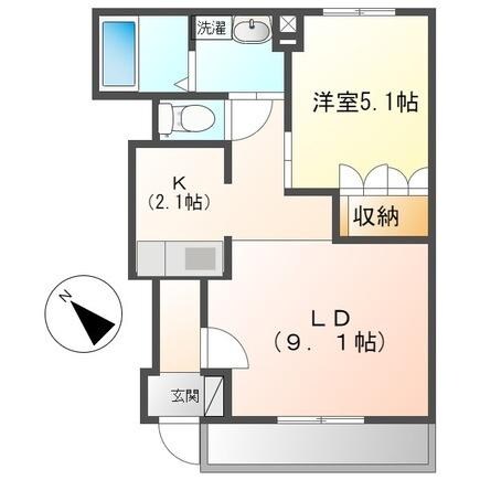 ロシェ（熊谷市新堀）の物件間取画像