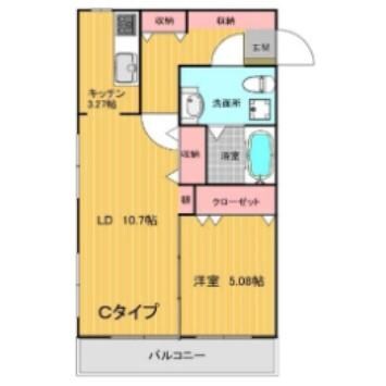YKゴールデンⅢ（熊谷市新堀新田）の物件間取画像