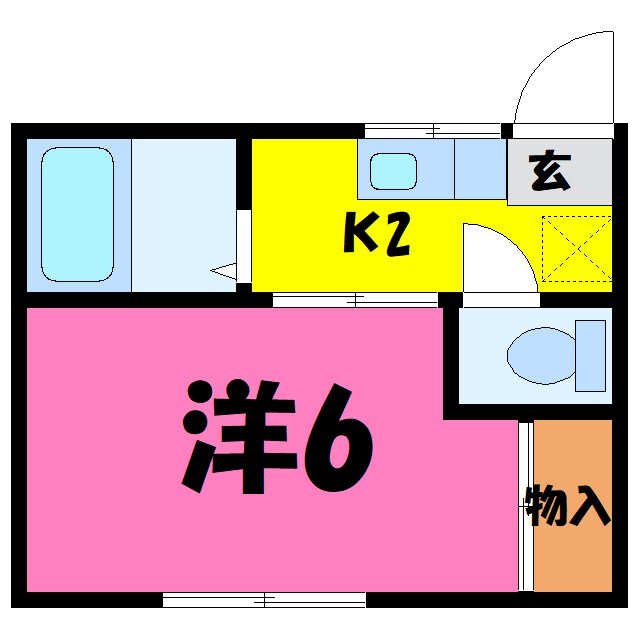 メゾン曙の物件間取画像