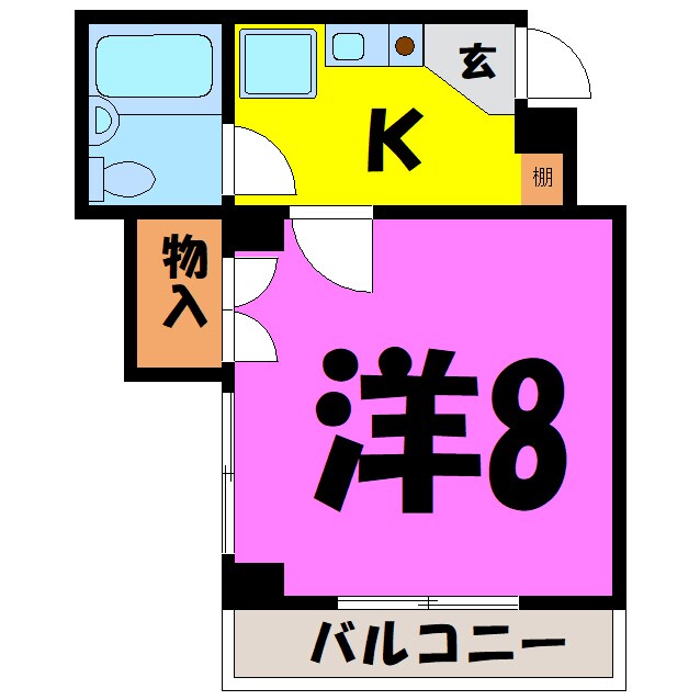 カワラマチハイツ伊勢町（熊谷市伊勢町）の物件間取画像