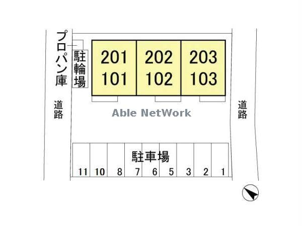 サンリバー（熊谷市新堀）の物件外観写真