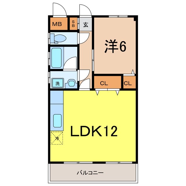 南原エコーハイツ（熊谷市別府）の物件間取画像
