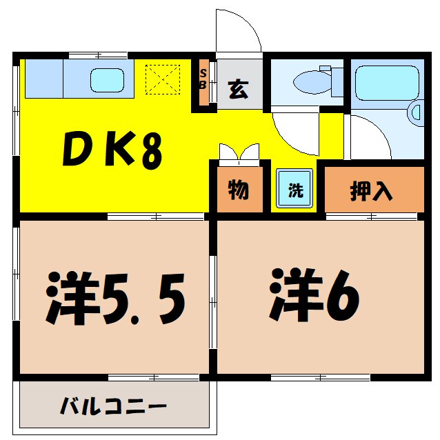 プティメゾン（深谷市上野台）の物件間取画像