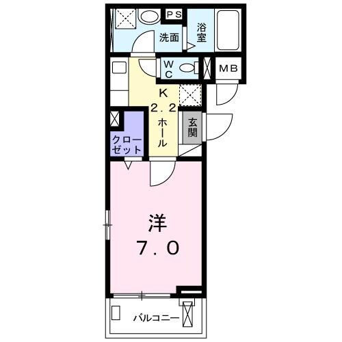 フリーデ・タイリン（熊谷市新堀）の物件間取画像