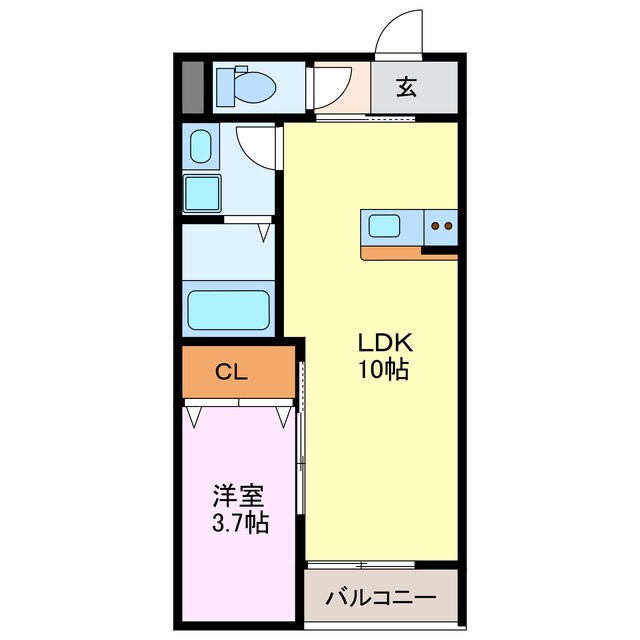 LECOCON清須の物件間取画像
