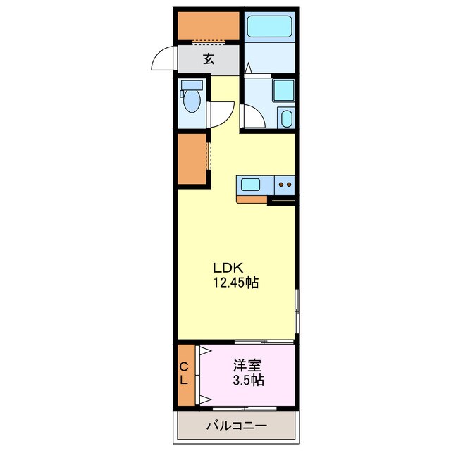 ティンガーラ須ヶ口　ＷＥＳＴの物件間取画像