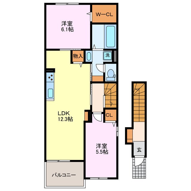 ラディアント　ウィッシュの物件間取画像