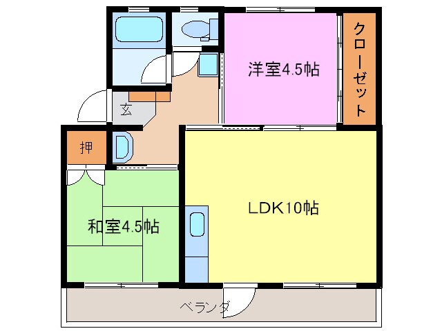 二村ビルの物件間取画像