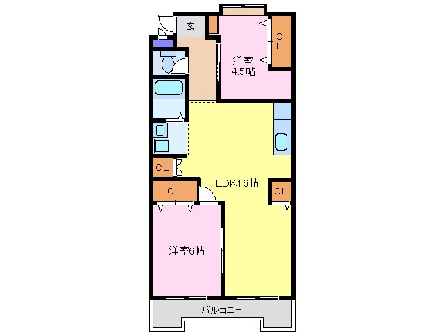 レジデンス清里の物件間取画像