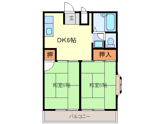 ルナハイツの物件間取画像