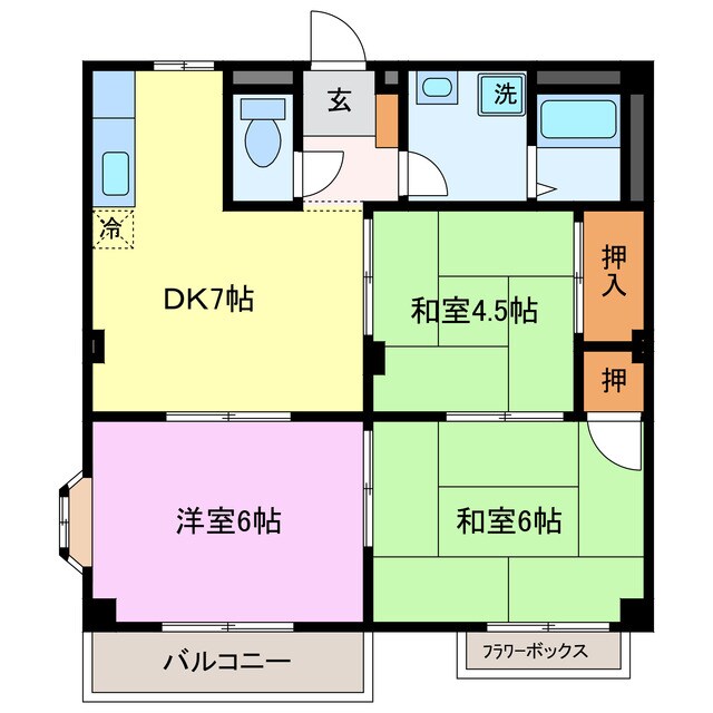 ニューシティ藤美の物件間取画像