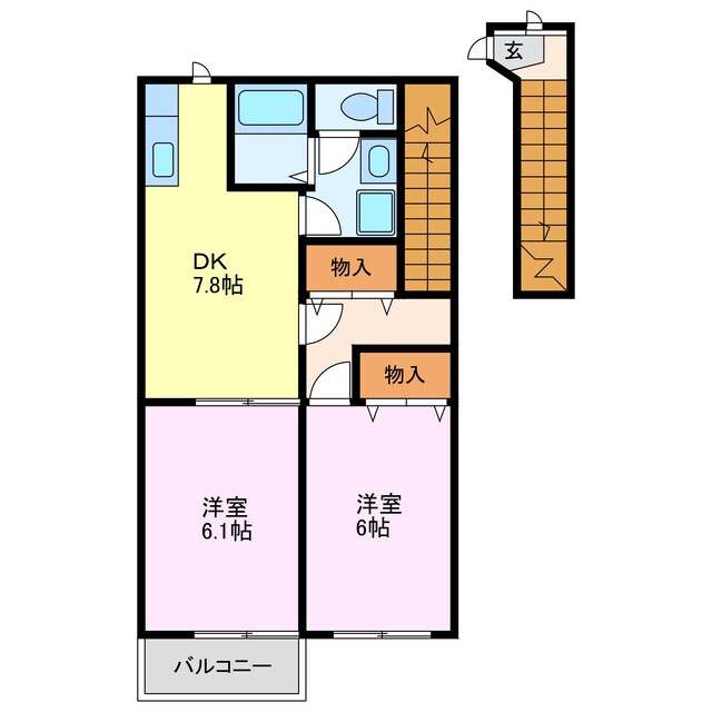 アネックス１の物件間取画像