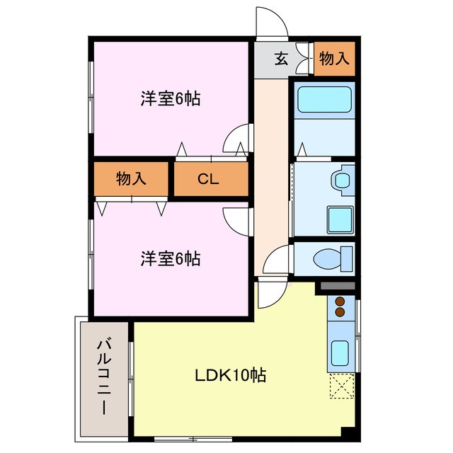 ペイサージュの物件間取画像