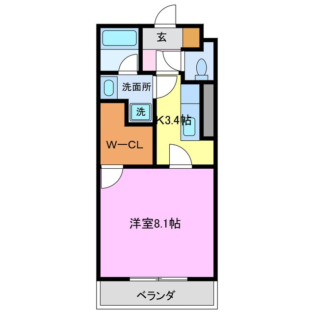 バニラハウスの物件間取画像