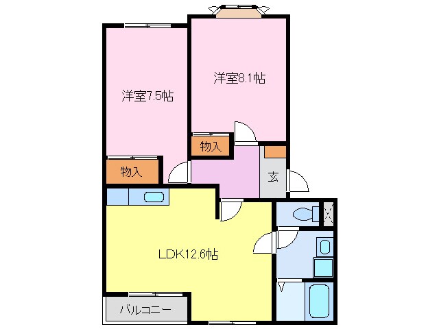 花水木の物件間取画像