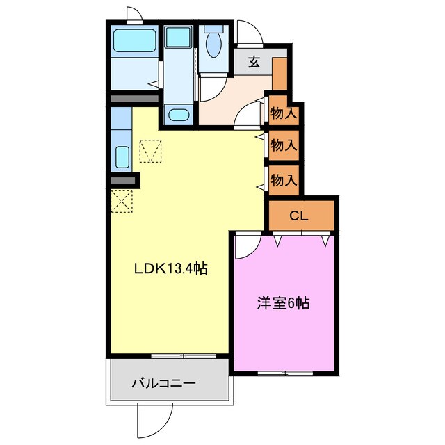 ベルタＫＹの物件間取画像