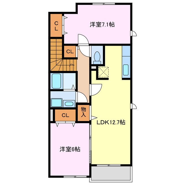 ラピス　パラッツオの物件間取画像