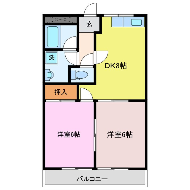 サニー加島の物件間取画像