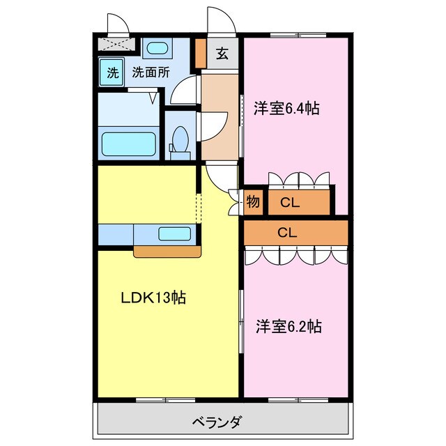 ＫＯＯＬの物件間取画像