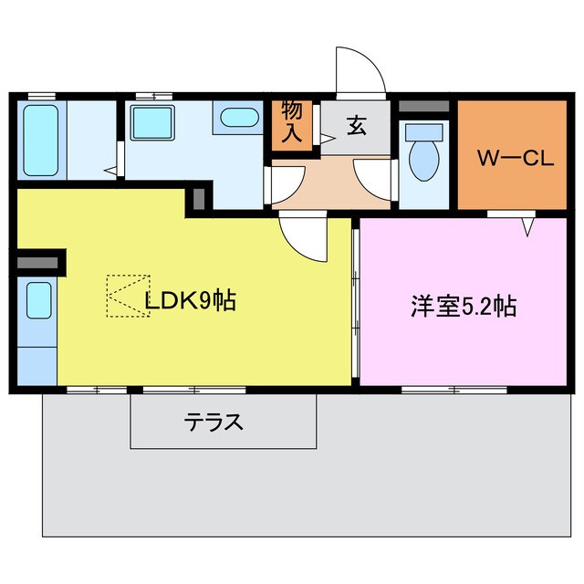 カーサ　ベルデの物件間取画像
