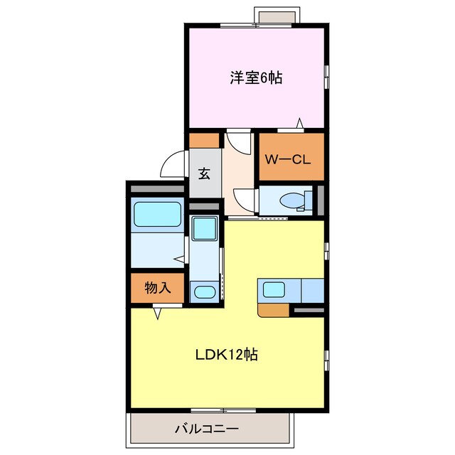 サンクレールの物件間取画像