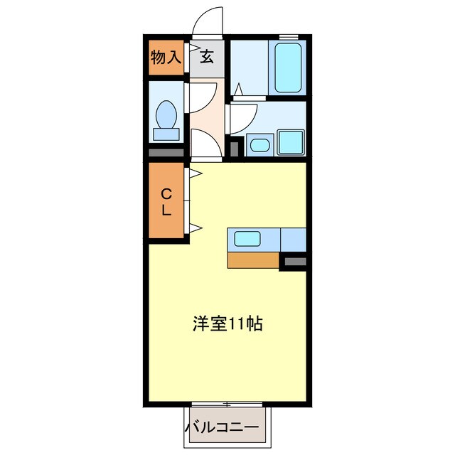 ビューラー峰の物件間取画像