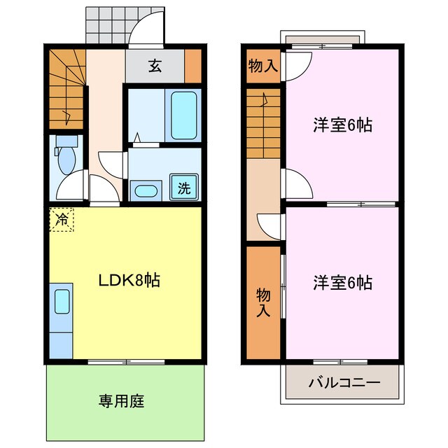 ＤＵＰＬＥＸ国王５の物件間取画像