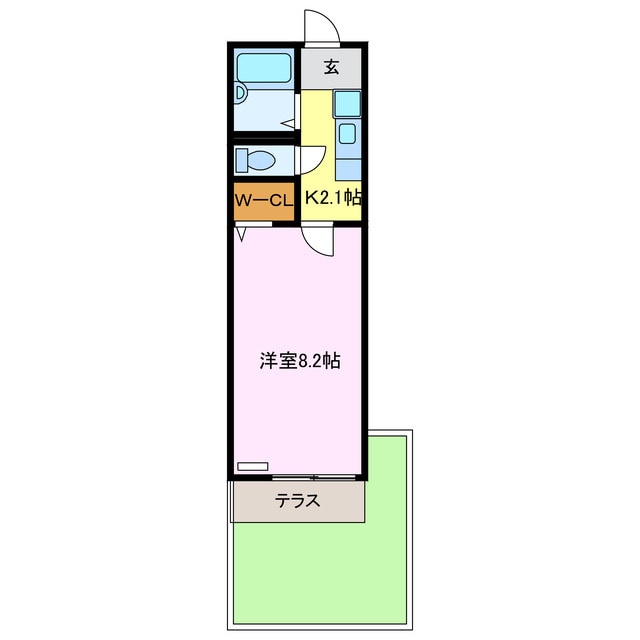 ラ　カモミールの物件間取画像