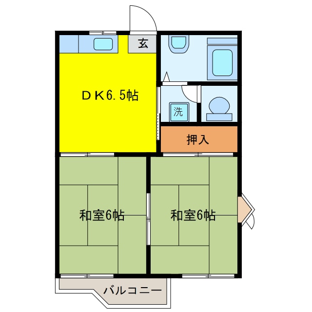 タウニー寿Ⅱの物件間取画像