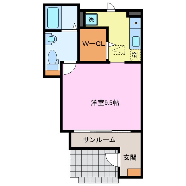 インクリーズウイステリアⅡの物件間取画像