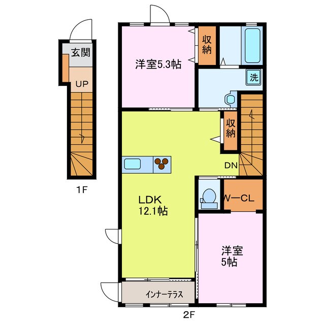 シエルクレールの物件間取画像