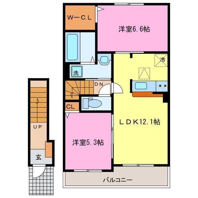 ハナミズキの物件間取画像