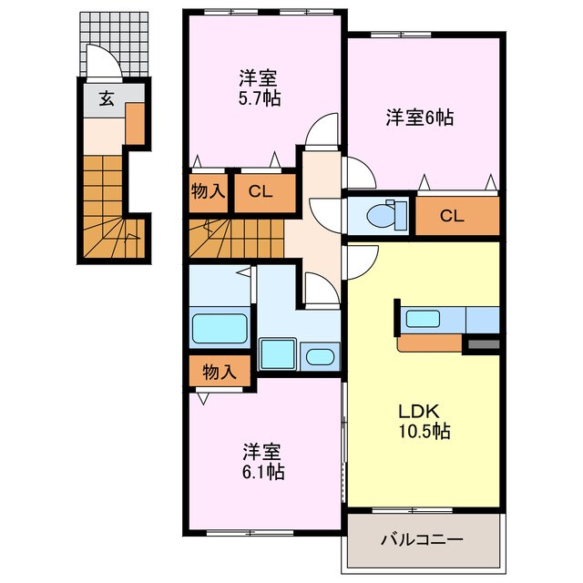 ＬＵＳＨの物件間取画像
