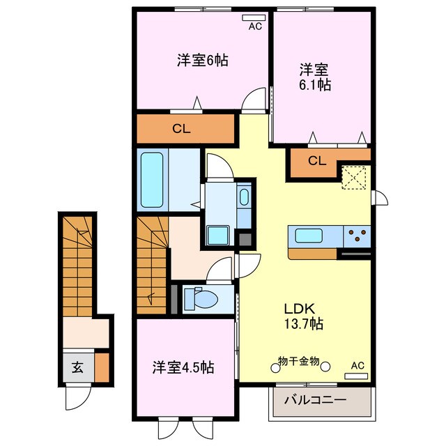 エミネンスの物件間取画像