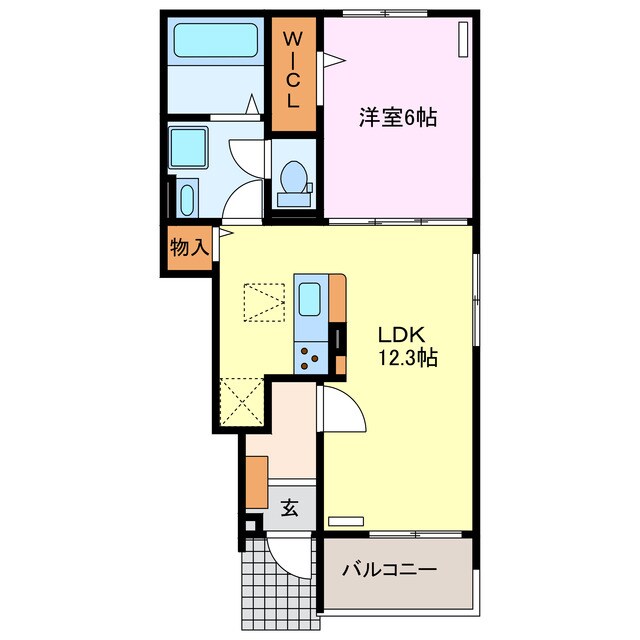 チェレステ白髭Aの物件間取画像