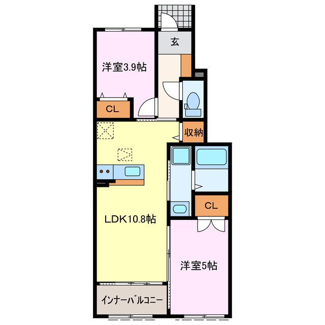 パルティールの物件間取画像