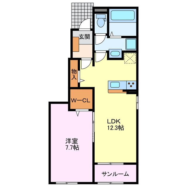 アルドールMの物件間取画像