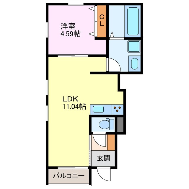 リーブルファイン下萱津山伏の物件間取画像