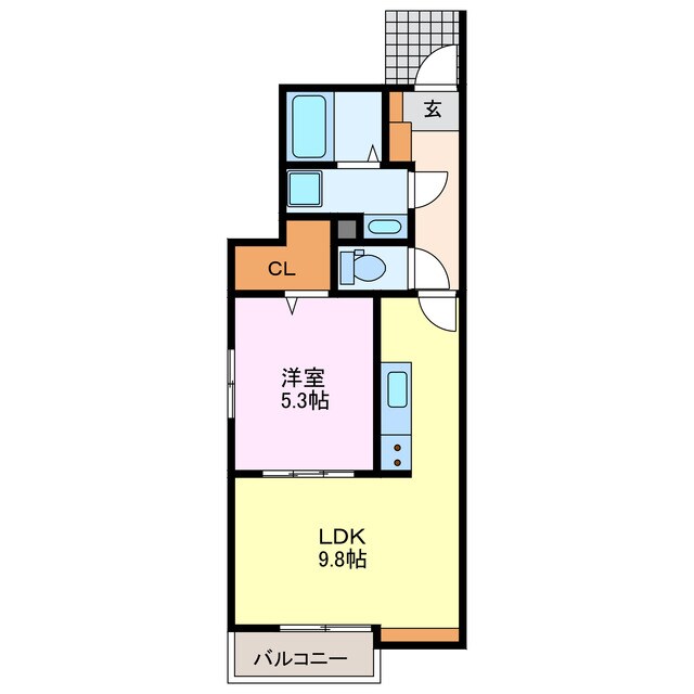 Ｆ　１の物件間取画像