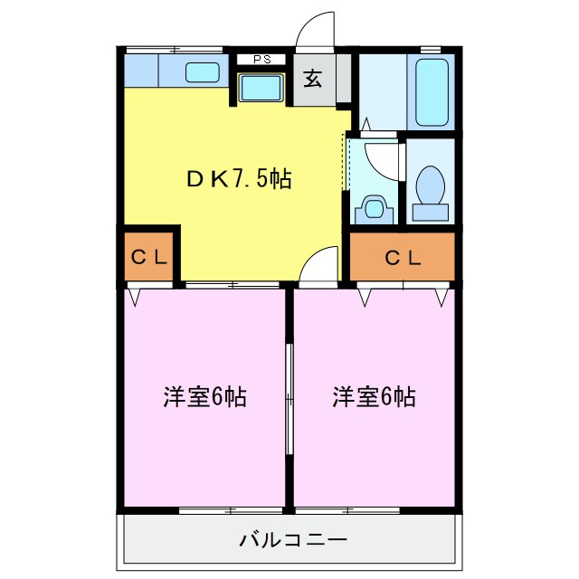 物件間取画像