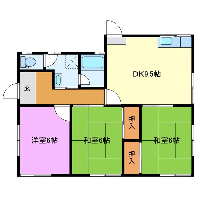 江島台1丁目貸家の物件間取画像