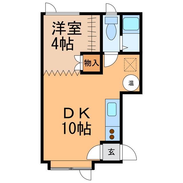 ノースハイムＢの物件間取画像