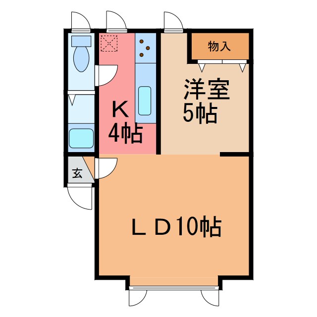 ブリスベン館の物件間取画像