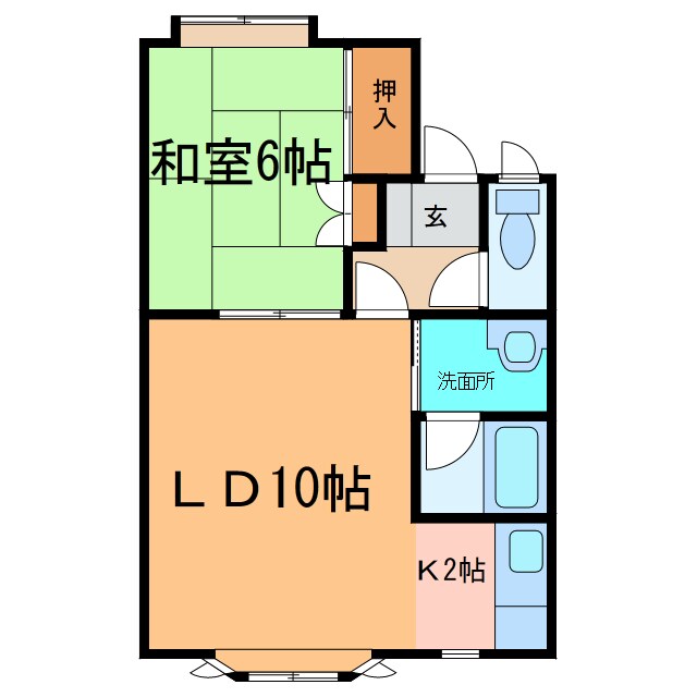 ハイツカッセルの物件間取画像