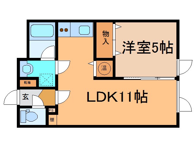 ラグ１６１Ｗの物件間取画像